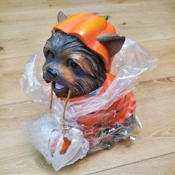 Cracker Barrel Too Cute to Spook Halloween Yorkshire Terrier Outdoor Decor Dog - Picture 13 of 14